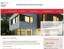 Tablet Screenshot of maederimmo.ch